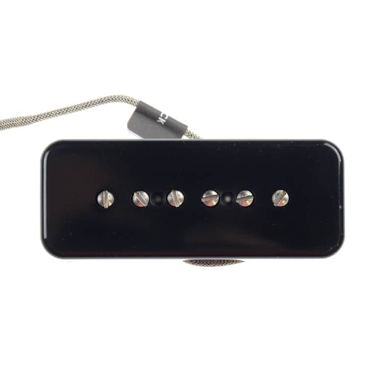 Bare Knuckle P90 'Pig 90 Neck RW/RP Soapbar Black image 1