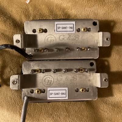 PRS Santana SE Alnico Zebra Humbuckers Neck Bridge Pickup Set G&B MIK image 3