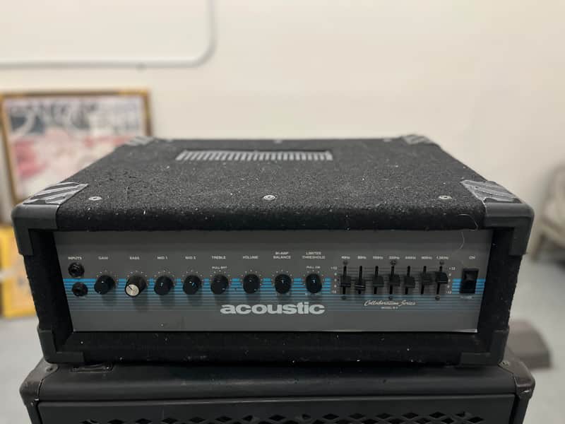 Acoustic Collaboration Series Model B-4 Bass Amp Head — Vintage 1980s — Rare image 1