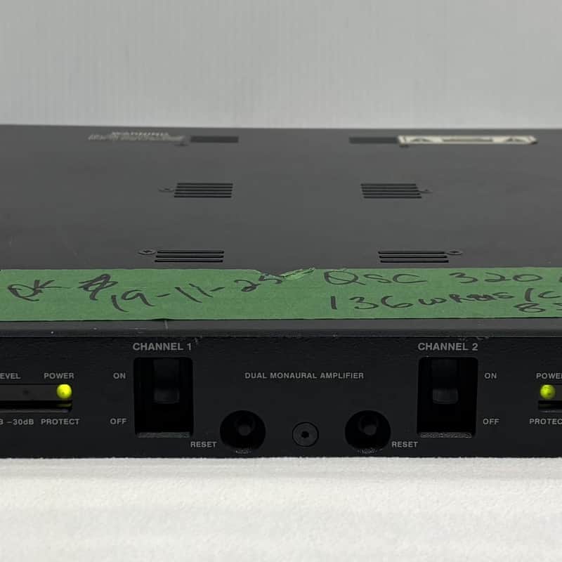 1980-1990 QSC 3200 Serie-III BLACK