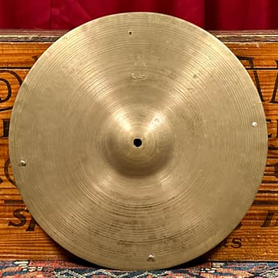 14" Zildjian A 1940s-1950s Trans Stamp Sizzle Hi-Hat Cymbal Pair 554g/722g *Video Demo* image 8