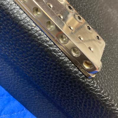 Wudtone Lefty Strat Tremolo Bridge Plate CP HOLY GRAIL 2-1/6" string spaced 2025 - Aged nickel image 6