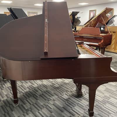 Steinway Model M 5'7" Grand Piano 1924 (Restored) - Satin Mahogany image 10