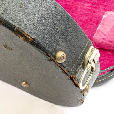 Vintage Gibson Les Paul Custom Hardshell Case Pink Interior All Latches Work image 10