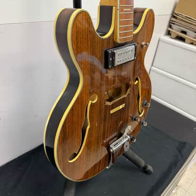 Vintage Univox 335 Style Hollowbody Electric Guitar Made in Japan for Parts or Repair 1970's image 15