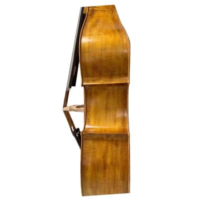 Hand Made flat back 5 strings Upright double bass 3/4 ,Maple back and Spruce woo image 5