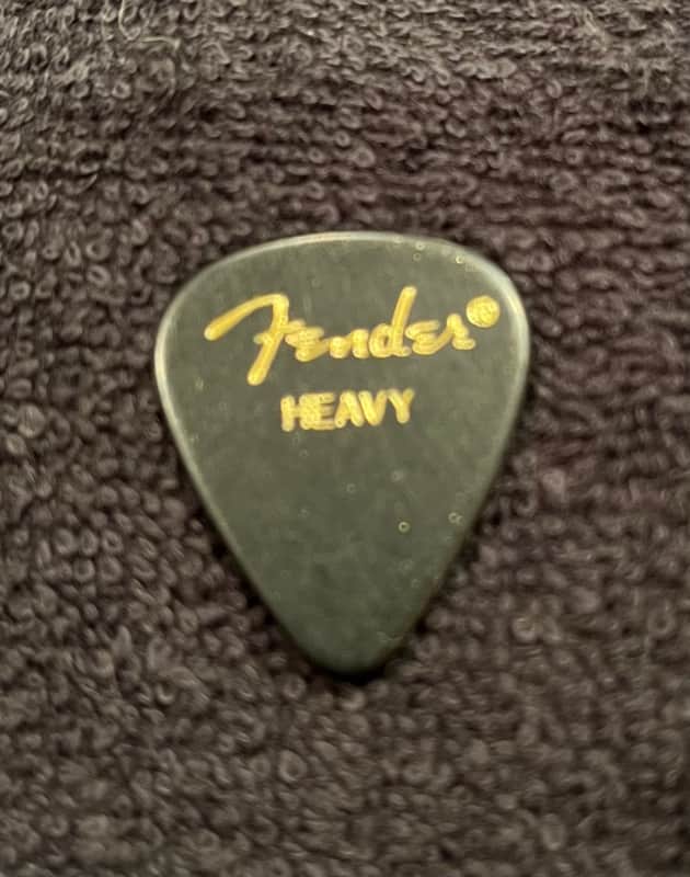 Fender 351 Shape Premium Black HEAVY Celluloid Guitar Picks Moto Set of 12 ZCD image 1