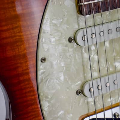 Used Fender Telecaster Deluxe Foto Flame Aged Cherry Sunburst Electric Guitar w/OHSC image 7