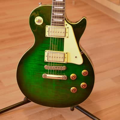Epiphone Les Paul Gibson P94 Translucent Green Flamed Maple Top Schaller hardware image 1