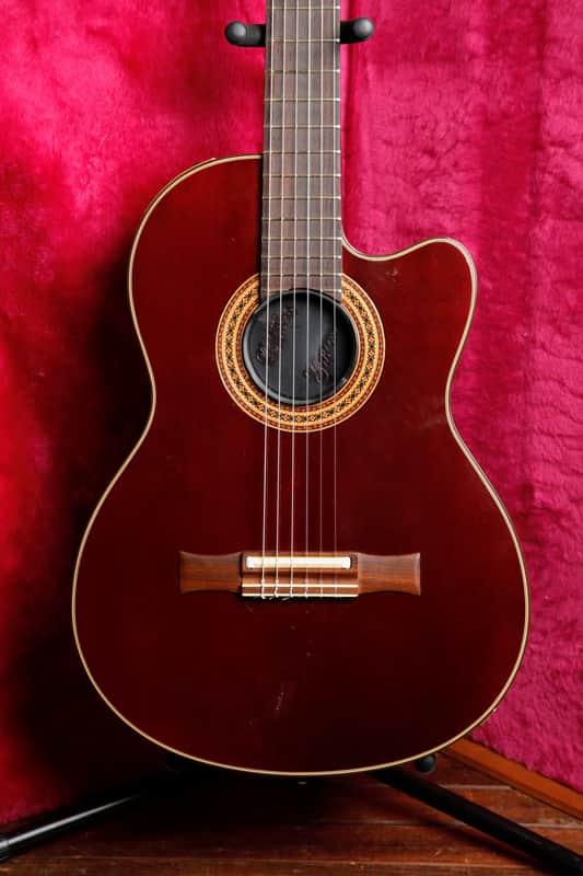 Gibson Chet Atkins CE Wine Red Nylon String Guitar 1993 Pre-Owned image 1