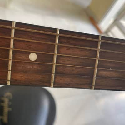 Epiphone EL-00 2012 - Vintage Sunburst with hard case and Dean Markley piezo image 15
