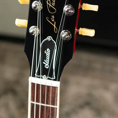 Gibson Les Paul Studio Double Trouble Electric Guitar - Cherry Sunburst with Gig Bag image 5