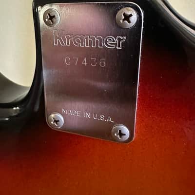 Kramer Pacer Deluxe 1984 - Tobacco Sunburst image 8