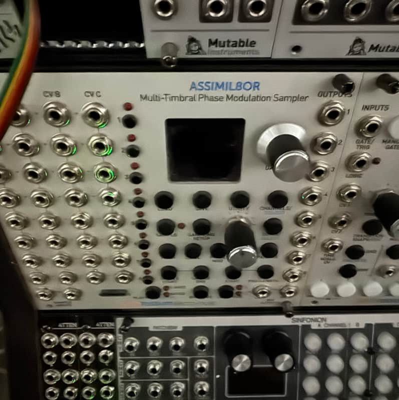 Rossum Electro-Music Assimil8or Multi-Timbral Phase Modulation Sampler Eurorack Module 2016 - 2021 - Silver image 1