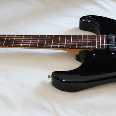 Fernandes FST-55 Strat Stratocaster The Function Black Excellent Narrow Slim Neck image 4