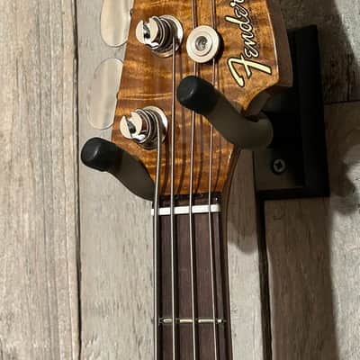 New Fender Custom Shop Artisan Maple Burl Jazz Bass, Rosewood Fingerboard, Aged Natural, Comes With Pro Setup and Ships Fast! image 8