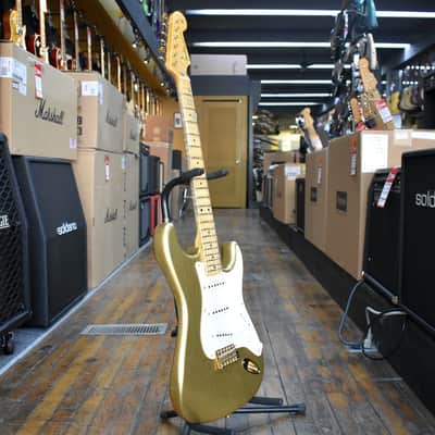 Fender Custom Shop Limited Edition 70th Anniversary 1954 Stratocaster Journeyman Relic Aged Aztec Gold w/Tweed Case image 5