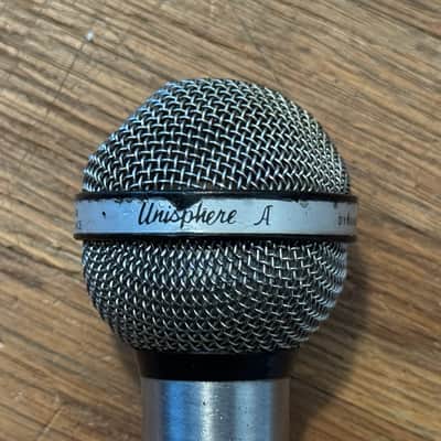 Vintage 1960’s Shure 585SA “Unisphere A” Dynamic Microphone with Cable + Clip. image 11