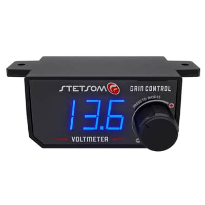 Stetsom Universal Bass Knob Gain Control 4 in 1 / Voltmeter / On+Off Switch / Converter image 4