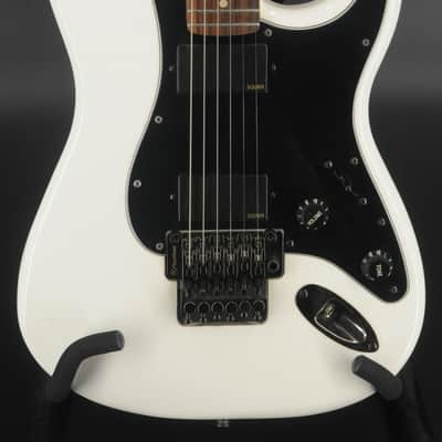 Squier Contemporary Active Stratocaster HH - Olympic White w/ Floyd Rose & Case image 1