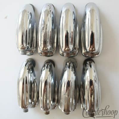 *Slingerland 8x Sound King Lugs Bass Drum Vintage 60s-70s Chrome USA Set Parts* image 2
