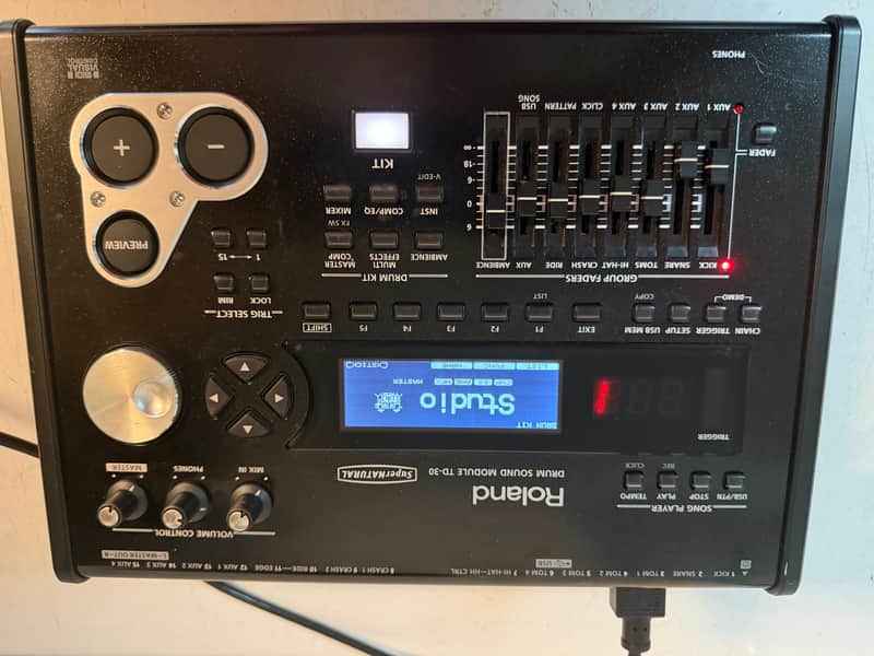Roland TD-30 Drum Sound Module 2012 - 2016 - Black image 1