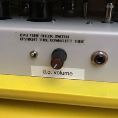 Soldano/Speedster 25watt Deluxe SUPER RARE original Soldano Built and signed 1997 Yellow image 6