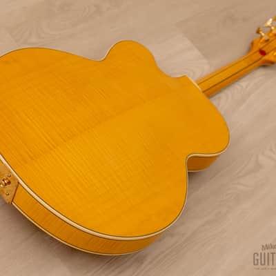 2003 Epiphone Elitist Byrdland Archtop, Near-Mint w/ Open Book Headstock, USA Pickups, Case & Tags, Japan Terada image 16