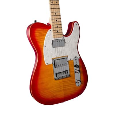 Michael Kelly 53DB Electric Guitar (Cherry Sunburst, Maple Fingerboard) image 1