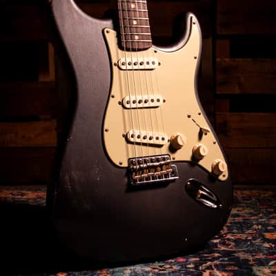 Fender Custom Shop Andy Hicks Masterbuilt 63 Strat Journeyman Relic, Charcoal Frost Metallic R139559 image 20