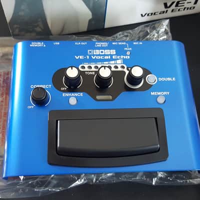 (NEW) Boss VE-1 Vocal Echo Multi-Effect Unit - Blue image 4
