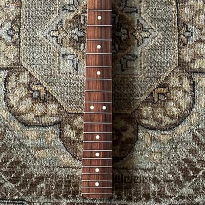 Fender Roasted Maple Strat Neck, 22 Jumbo Frets, 12", Pau Ferro, Flat Oval Shape image 1