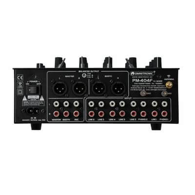 Omnitronic PM-404F 4-Channel DJ Mixer With Filter & Bluetooth image 8