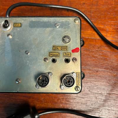 1953 Joachim Wetzel L27 Tube microphone large diaphragm condenser vintage Leipzig 027 ( like a U47 Neumann m7 c12 akg had a kid with an altec coke bottle m11 josephson c725 ) image 9