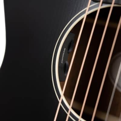 Cort CORE-MC Ovangkol Acoustic-Electric Guitar w/Gig-bag. Black Top Semi Gloss DIRECT SHIP image 7