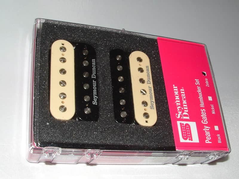 Seymour Duncan SH-PG1 Pearly Gates Matched Pickup Set ZEBRA - Pearly Gates Matched Set ZEBRA image 1