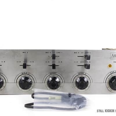 AMPEX MX-35 VINTAGE TUBE 4-CHANNEL MIC/LINE MIXER & PREAMP MX-10 image 10