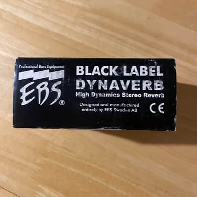 EBS DynaVerb Black Label Bass Guitar Reverb Effects Pedal w/box NEAR MINT image 7