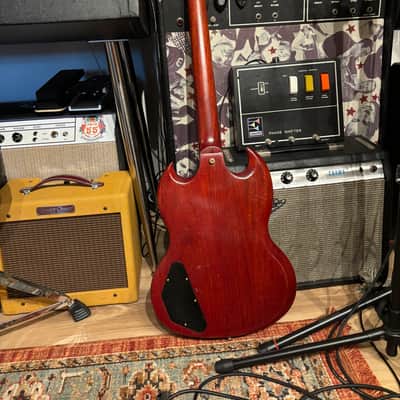 Upgraded, Modified & Distressed Gibson SG Special Faded with Rosewood Fretboard, Faded Worn Cherry w/HSC image 6