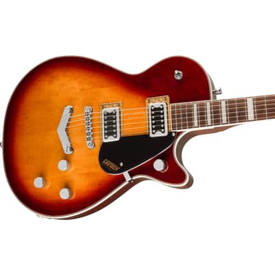 Gretsch G5220 Electromatic Jet BT Single-Cut V Stoptail Sweet Tea - Electric Guitar image 3