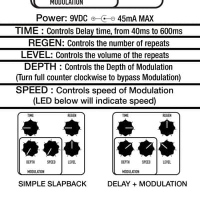 2023 Keeley - Magnetic Echo – Modulated Tape Echo Pedal image 3