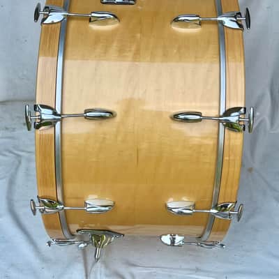 Gretsch USA Custom 26" x 14" Bass Drum 1980's  Square Badge - Maple - Natural - EXCELLENT image 13