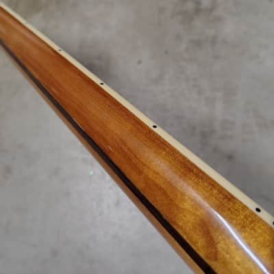 Roasted Maple Start Neck fits fender Stratocaster body 22fret Block Inlay image 8