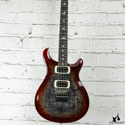 PRS SE Custom 24 Floyd Charcoal Cherry Burst w/ Bag (#5541) image 3