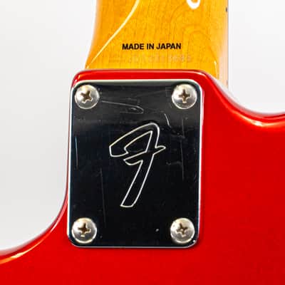 Fender Mustang MG69 MIJ 2012 Candy Apple Red Matching Headstock w/ Gig Bag image 7