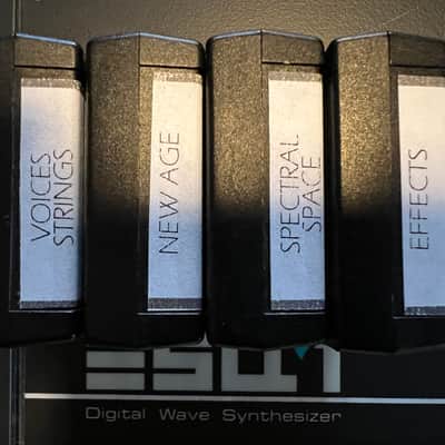 Ensoniq ESQ-1 Carts - New Age - Spectral Space - Voices Strings - Effects - Cartridge image 4