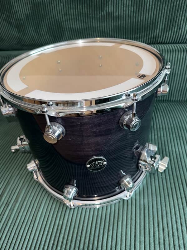 DW Performance Series 12x14" Floor Tom 2010 - Present - Ebony Stain image 1