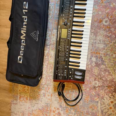 Behringer DeepMind 12 49-Key 12-Voice Polyphonic Analog Synth 2016 - Present - Black with Carrying Case image 3