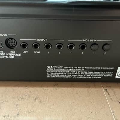 General Music SK760 Power Station- World Keyboard Early 1990's - Black image 3