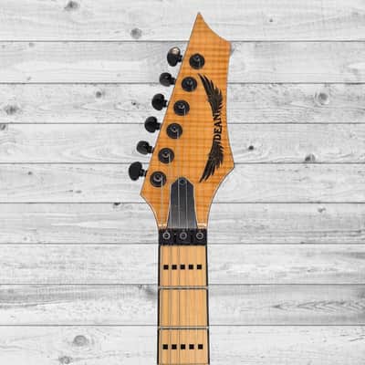 Used Dean AR-6 Zoltan Bathory Signature Electric Guitar - Natural Flame Top (7 lb 10 oz) image 8